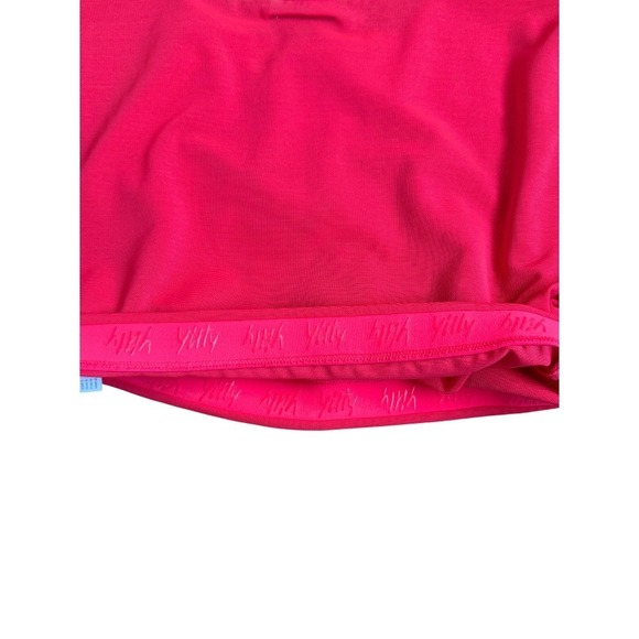 Yitty by Lizzo Mesh Me Smoothing Crop Top Pink Women's Medium Athleisure - Picture 4 of 4